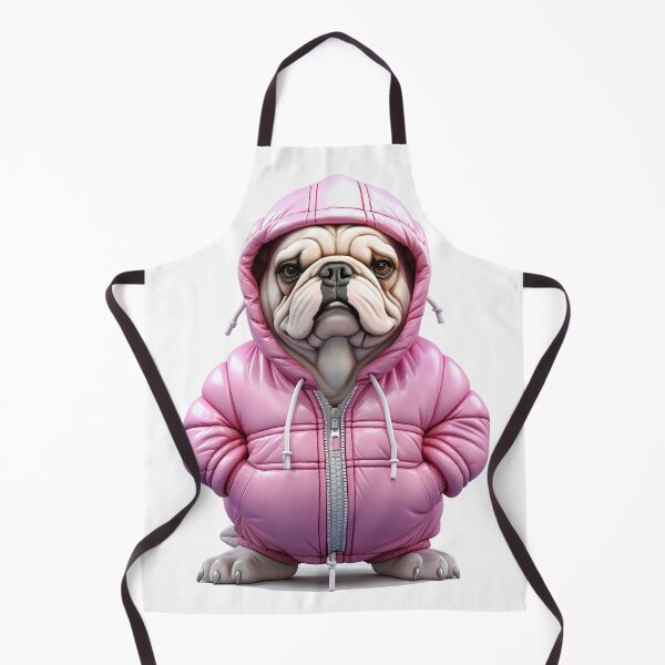 Item preview, English Bulldog Cute Gangsta Pink Hoodie designed and sold by jaredmcwhae.