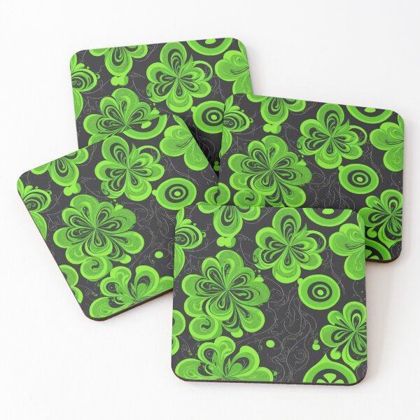 Item preview, Lime colored elements, modern design, carpet motifs designed and sold by CoolPixels.