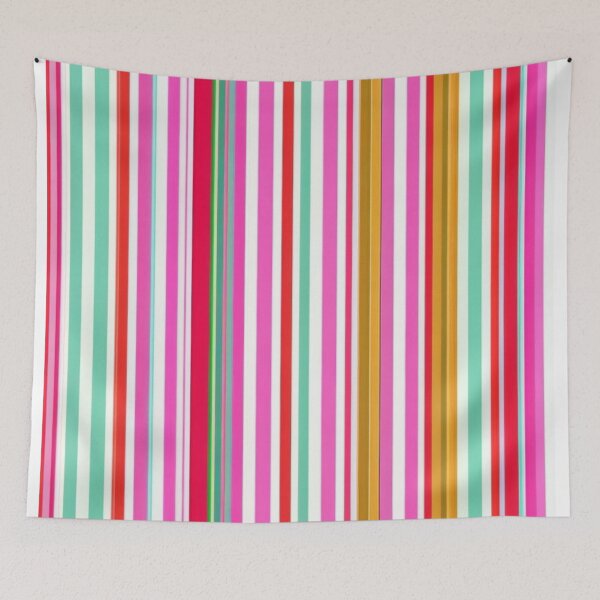 Item preview, Cute vertical stripes (mainly pink and red) designed and sold by fc2c.