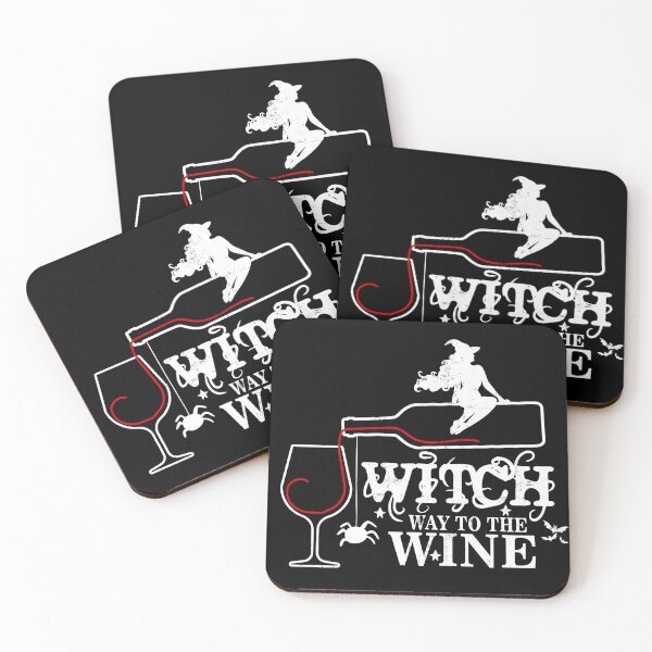 Item preview, Witch way to the wine Funny Halloween Party Night designed and sold by diip.