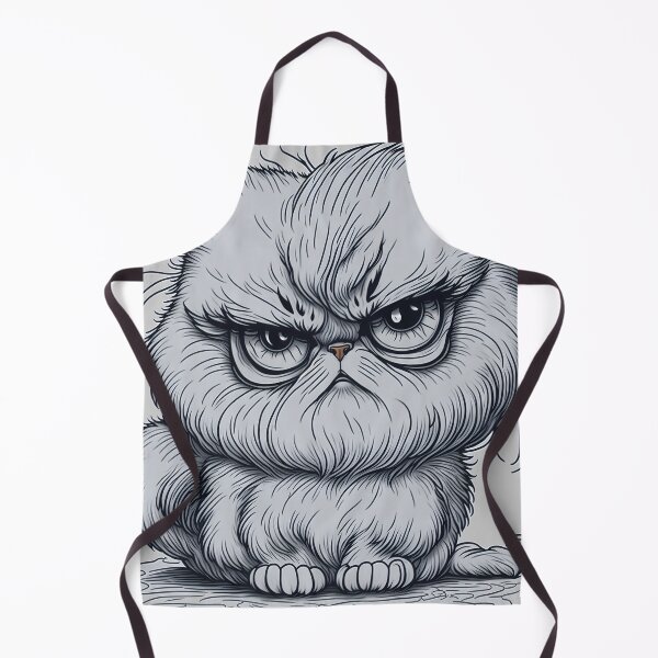 Item preview, Angry Persian designed and sold by purrfect pattern.