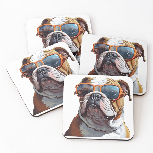 Item preview, Gafas de sol Bulldog Inglés Naranja designed and sold by jaredmcwhae.