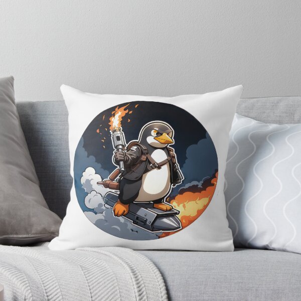 Item preview, rocket penguin  designed and sold by Cannanvisual7.