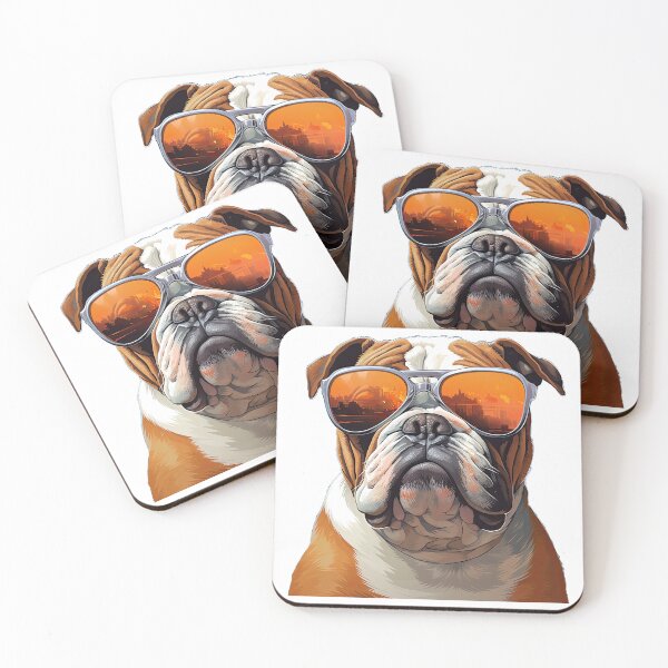 Item preview, Gafas de sol Bulldog Inglés Naranja designed and sold by jaredmcwhae.