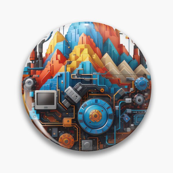 Item preview, techno mountain  designed and sold by Cannanvisual7.