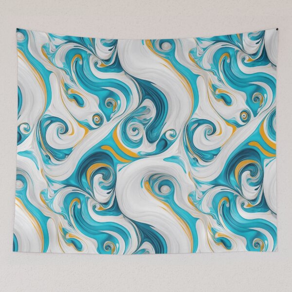 Item preview, Liquid art, swirling forms, abstract composition designed and sold by CoolPixels.