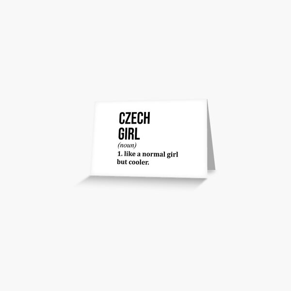 Item preview, Czech Girl Definition Czech Republic designed and sold by XCIV.