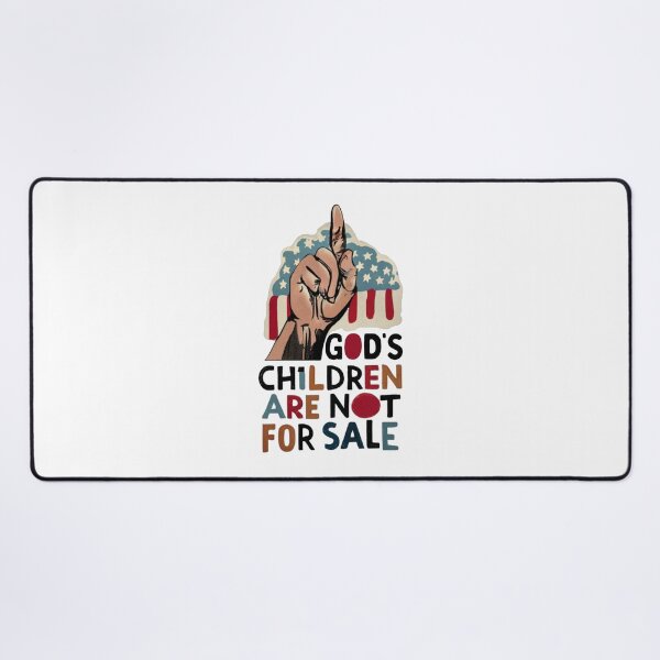 Item preview, Gods Children Are Not For Sale American Flag designed and sold by netfires.