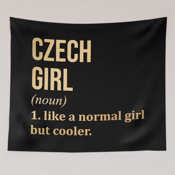 Item preview, Czech Girl Definition Czech Republic in Gold designed and sold by XCIV.