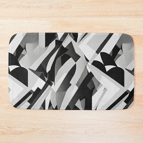 Item preview, Intersecting lines, monochromatic, abstract art designed and sold by CoolPixels.
