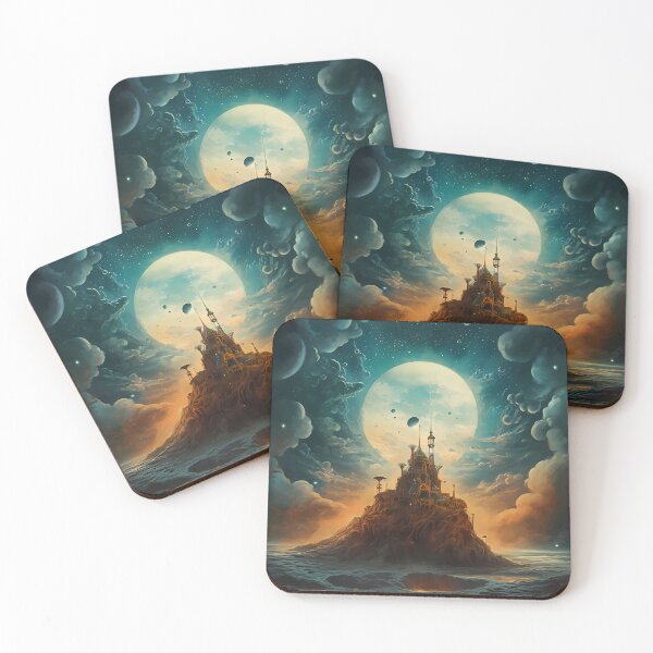 Item preview, A Dreamlike Surreal Cosmic Scene designed and sold by alacaz.