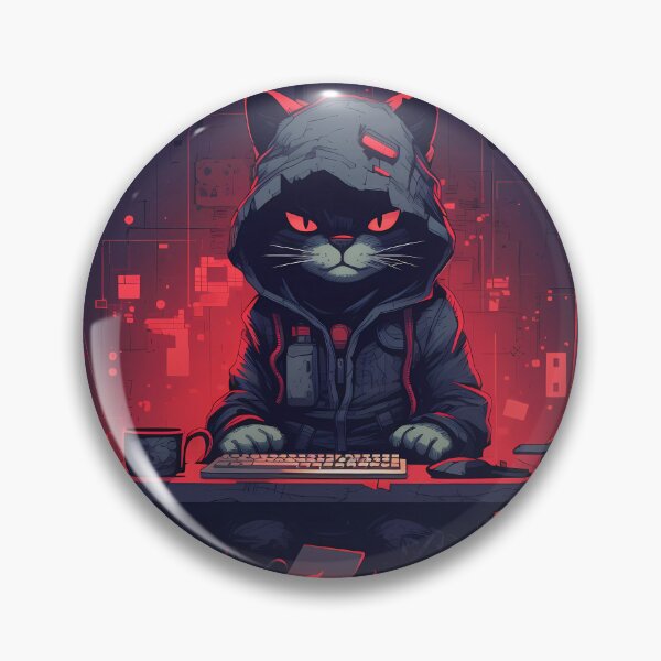 Item preview, “Hacker Meowtrice: The Feline Revolution” designed and sold by Art-Vortex-fr.