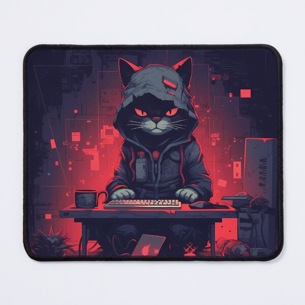Item preview, “Hacker Meowtrice: The Feline Revolution” designed and sold by Art-Vortex-fr.
