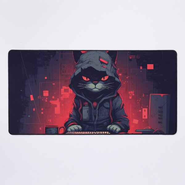 Item preview, “Hacker Meowtrice: The Feline Revolution” designed and sold by Art-Vortex-fr.