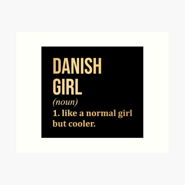Item preview, Danish Girl Definition Denmark in Gold designed and sold by XCIV.