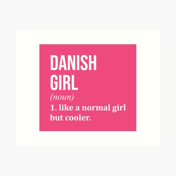 Item preview, Danish Girl Definition Denmark for Women designed and sold by XCIV.