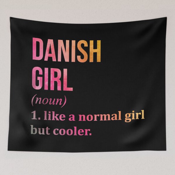 Item preview, Danish Girl Definition Denmark in Watercolor designed and sold by XCIV.