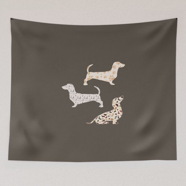 Item preview, Set of dachshunds, Dapple Dachshund, Dachshund Silhouettes designed and sold by VELLTOdesign.