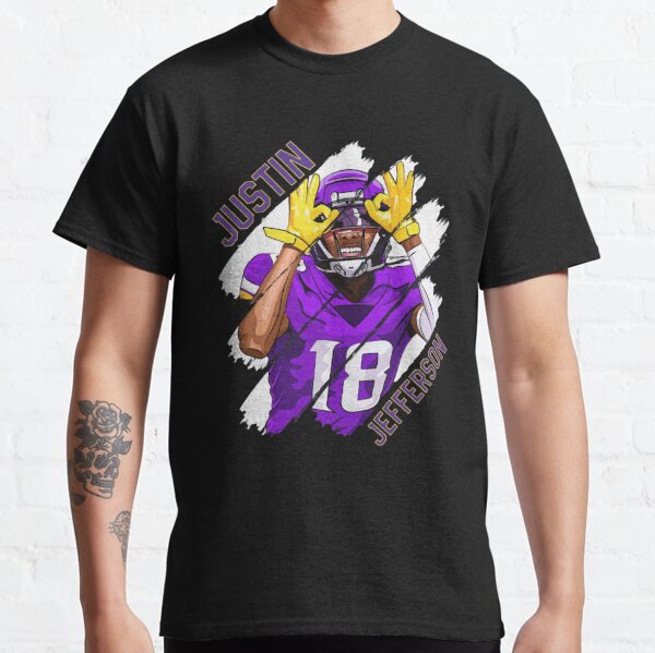 Nike / NFL Team Apparel Youth Minnesota Vikings Adam Thielen #85 Purple  Player T-Shirt