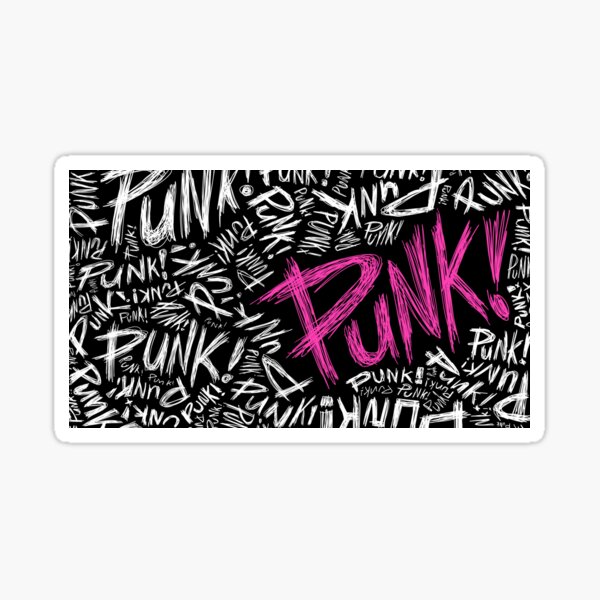  Trash Pink Graffiti Grunge Goth Edgy Handwritten