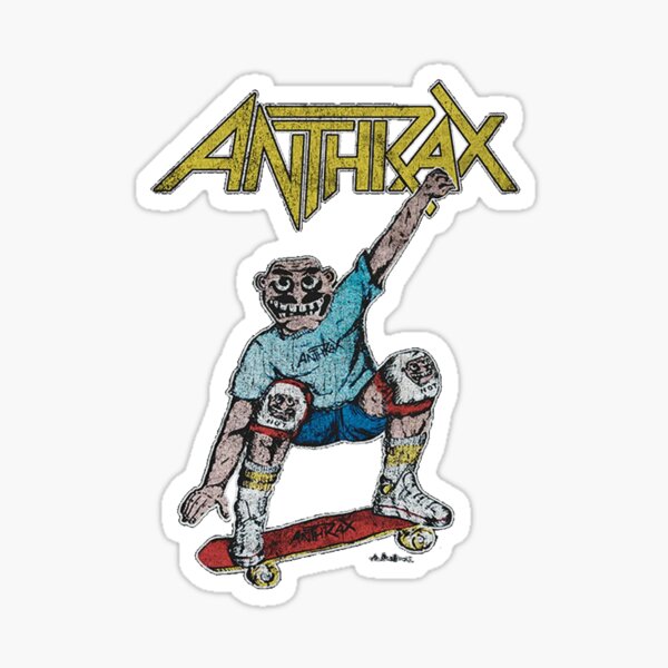 Anthrax Retro Stickers for Sale | Redbubble