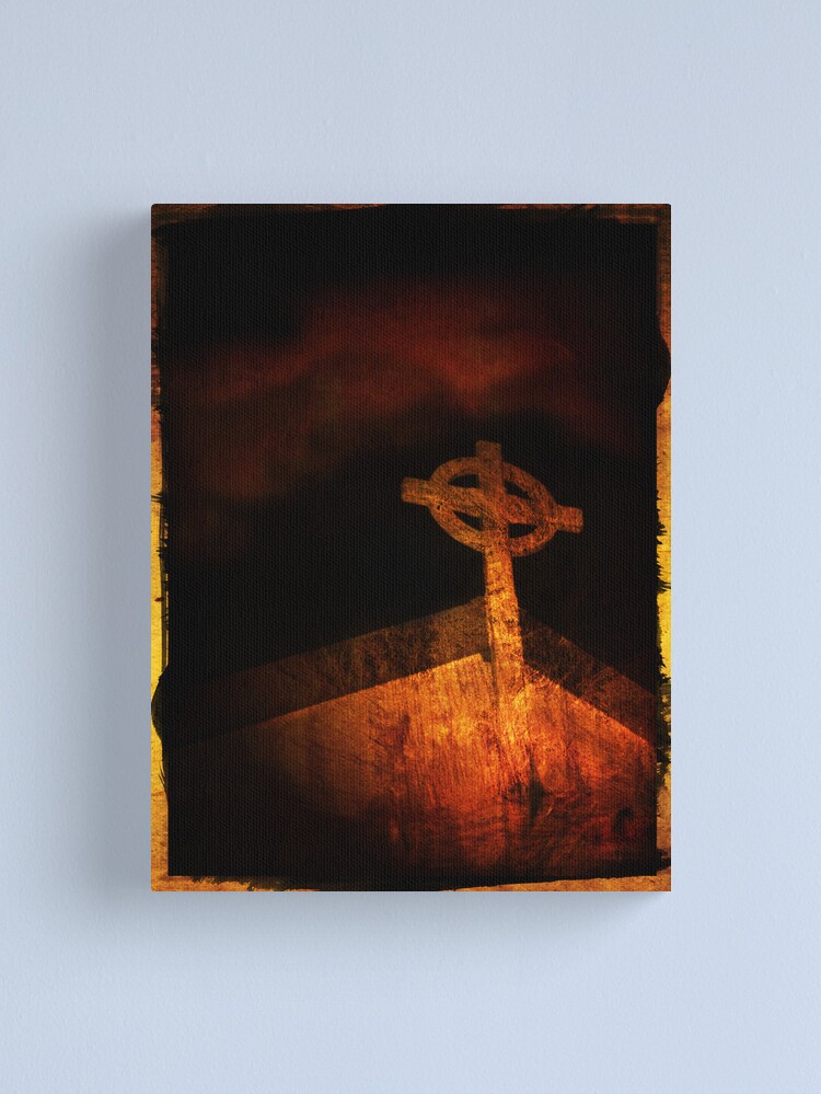 Alternate view of night fire Canvas Print