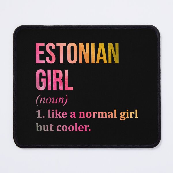 Item preview, Estonian Girl Definition Estonia in Watercolor designed and sold by XCIV.