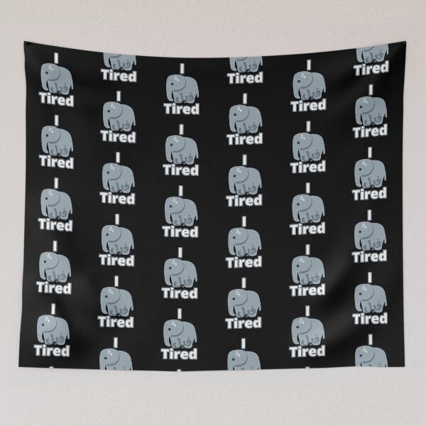 Item preview, I Feel Tired, I فيل Tired designed and sold by ArabicMerch.