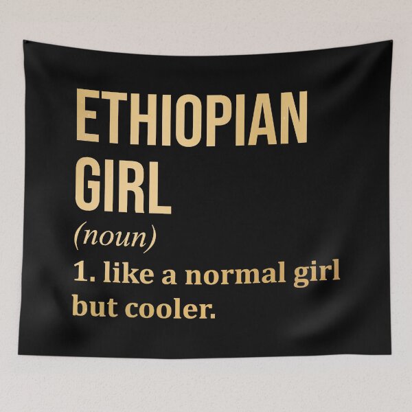 Item preview, Ethiopian Girl Definition Ethiopia in Gold designed and sold by XCIV.
