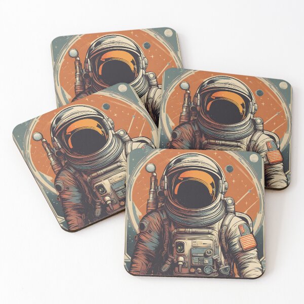 Item preview, Retro Astronaut Spaceman Design 1 designed and sold by RandomJunction.