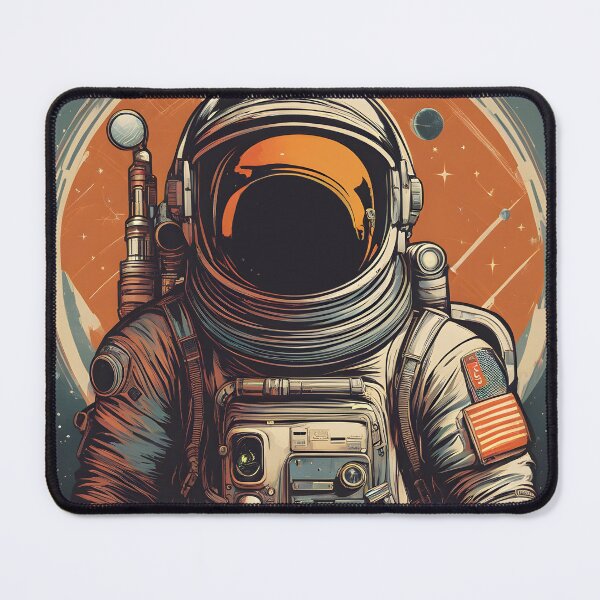 Item preview, Retro Astronaut Spaceman Design 1 designed and sold by RandomJunction.