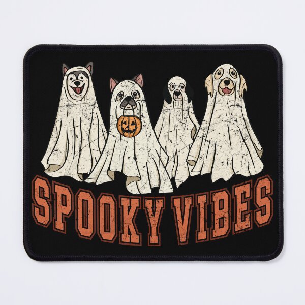 Item preview, Four Ghostly Dogs Unleash Halloween Fun designed and sold by Acim0.