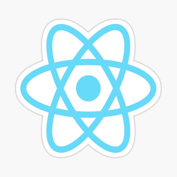 Item preview, Logotipo oficial de ReactJS React.js JS designed and sold by Rainwater Merch.