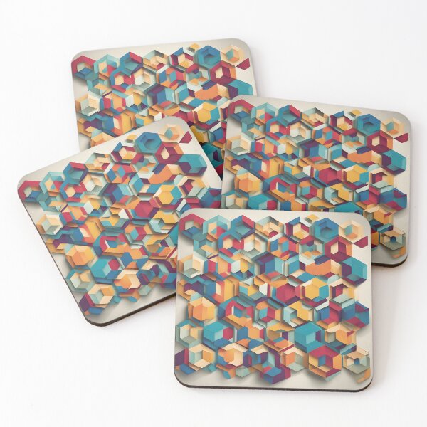 Item preview, Hexagon art designed and sold by Maths-4-Nerds.