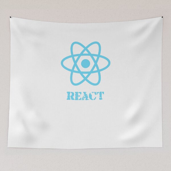 Item preview, Official ReactJS React.js Logo Word JS designed and sold by Rainwater Merch.
