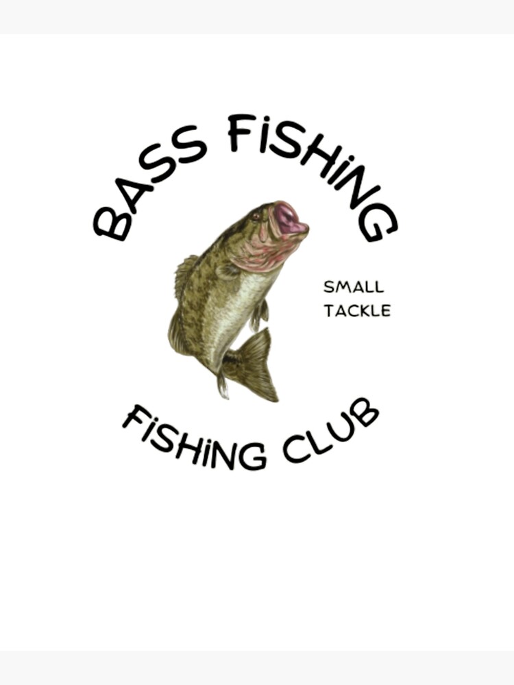 Bass fishing logo Poster for Sale by Isaacfishin