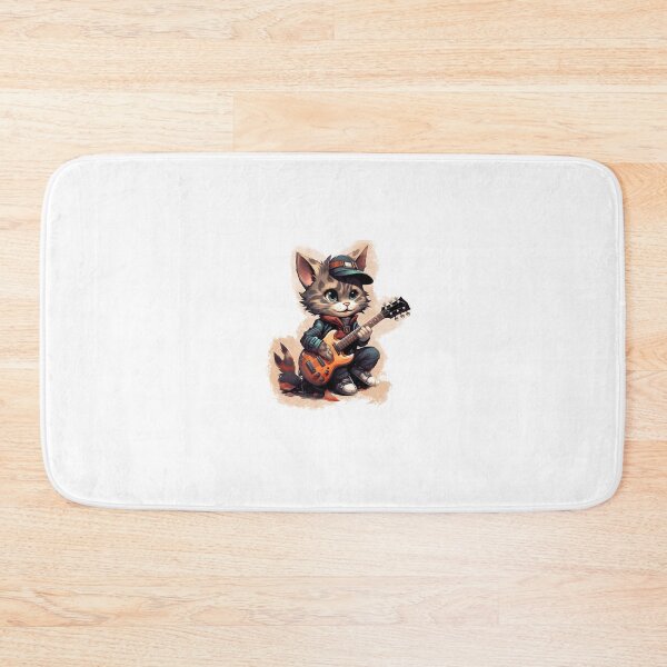 Item preview, Cool cat play the guitar designed and sold by Beauterbean.