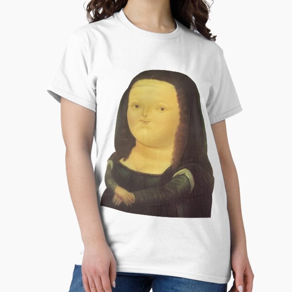 Vista previa del artículo con la obra «Mona Lisa, pero más bonita», diseñado y vendido por noahthedoughnut.