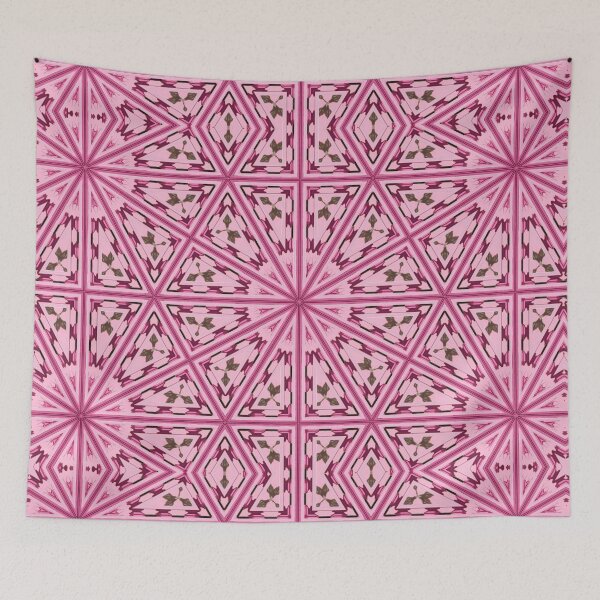 Item preview, Pink Hexagon Pattern designed and sold by Geddit Designs.