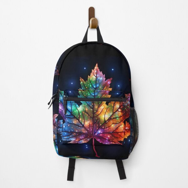 Item preview, Fall Autumn Northern Light Aurora Borealis Maple Leaf Tree designed and sold by NLTees.