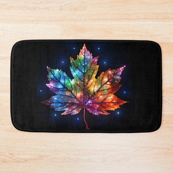 Item preview, Fall Autumn Northern Light Aurora Borealis Maple Leaf Tree designed and sold by NLTees.