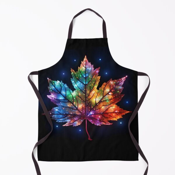 Item preview, Fall Autumn Northern Light Aurora Borealis Maple Leaf Tree designed and sold by NLTees.