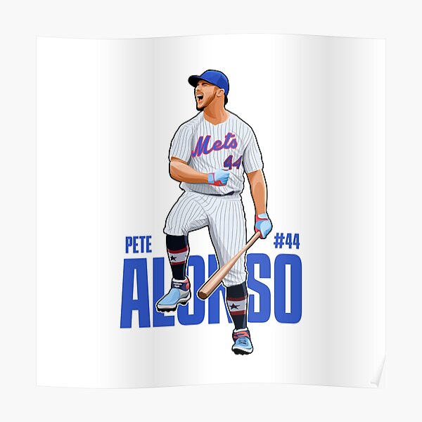 Pete Alonso Superstar New York Mets Official MLB Baseball Poster - T –  Sports Poster Warehouse