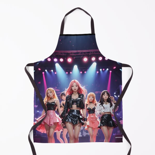 Item preview, K-Pop All Girl Band - On Stage - Anime Style designed and sold by Seneku-Design.