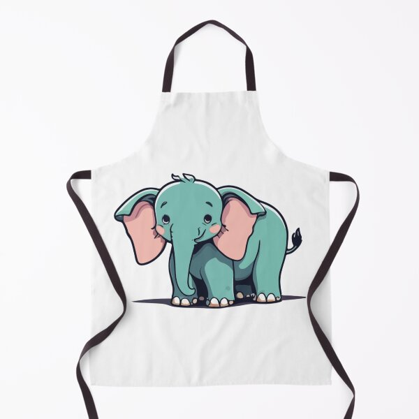 Item preview, cute kawaii elephant designed and sold by Krishangdavda.