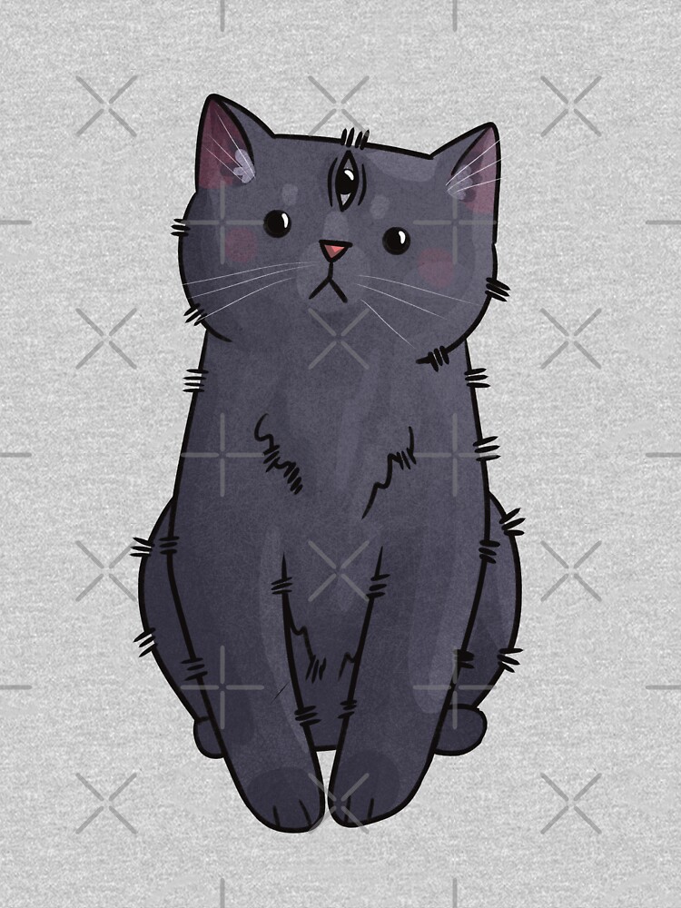 Thumbnail 5 of 5, Toddler Pullover Hoodie, Third Eye - British Kitten - Halloween design designed and sold by FelineEmporium.