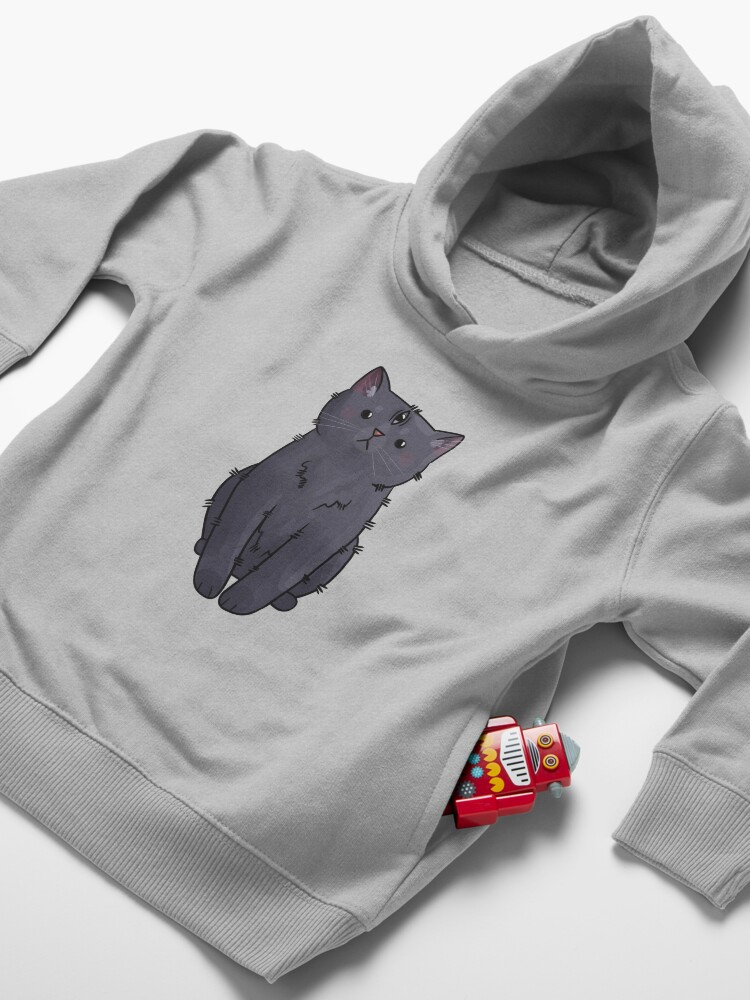 Thumbnail 4 of 5, Toddler Pullover Hoodie, Third Eye - British Kitten - Halloween design designed and sold by FelineEmporium.