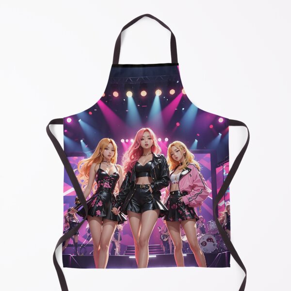 Item preview, K-Pop All Girl Band - On Stage - Anime Style designed and sold by Seneku-Design.
