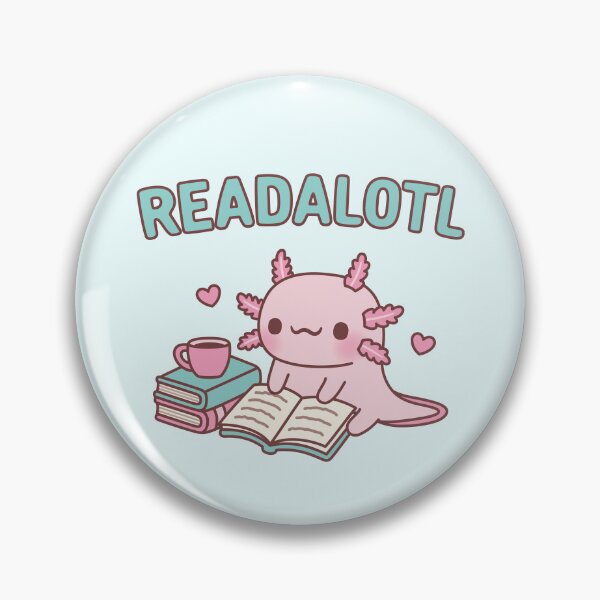 Item preview, Cute Axolotl Reading A Book Readalotl Funny Pun designed and sold by rustydoodle.