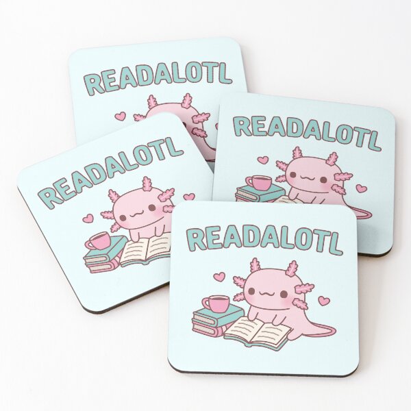 Item preview, Cute Axolotl Reading A Book Readalotl Funny Pun designed and sold by rustydoodle.